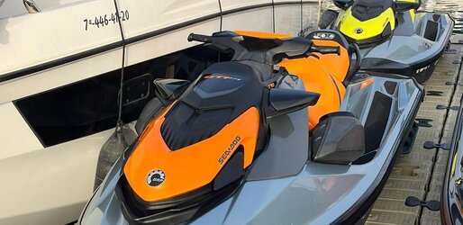 Rental Bombard SEADOO GTI170 MOTO NARANJA